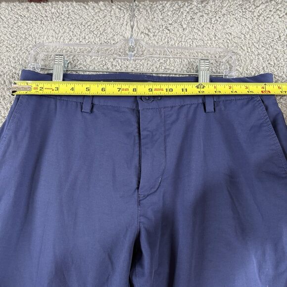 Vineyard Vines Performance On The Go Pants Mens 33x30 Blue Chino Flat Front Golf - Picture 2 of 6
